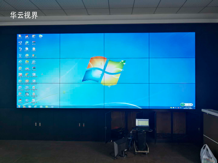 55 inchLCD splice screen，55寸展覽展廳拼接屏項目